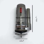 مکانیزم پمپ تخلیه توالت فرنگی دوزمانه طوسی