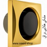 هواکش مشکی طلایی براق ایرسافت مدل Diamond دیاموند airsoft