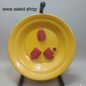 سیم سیار صنعتی قرقره ای 3 پریز