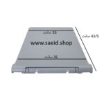 درب توالت فرنگی طوسی خاکستری در نشیمن ارام بند اسان باز شو