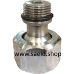 لنگی مفصلی شیر مخلوط بلند برنجی با زاویه بیشتر زاویه باز و قابل تنظیم برای رفع کجی شیر دیواری