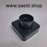قالپاق تلسکوپی مهره پشت شیر ریگلاژی قابل تنظیم مشکی مربع ( فلت )